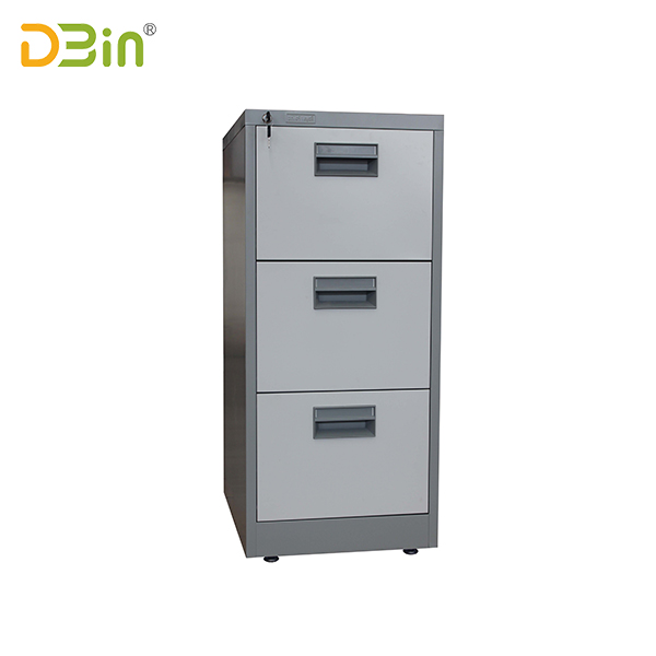 3 drawer vertical filing cabinet-handle type