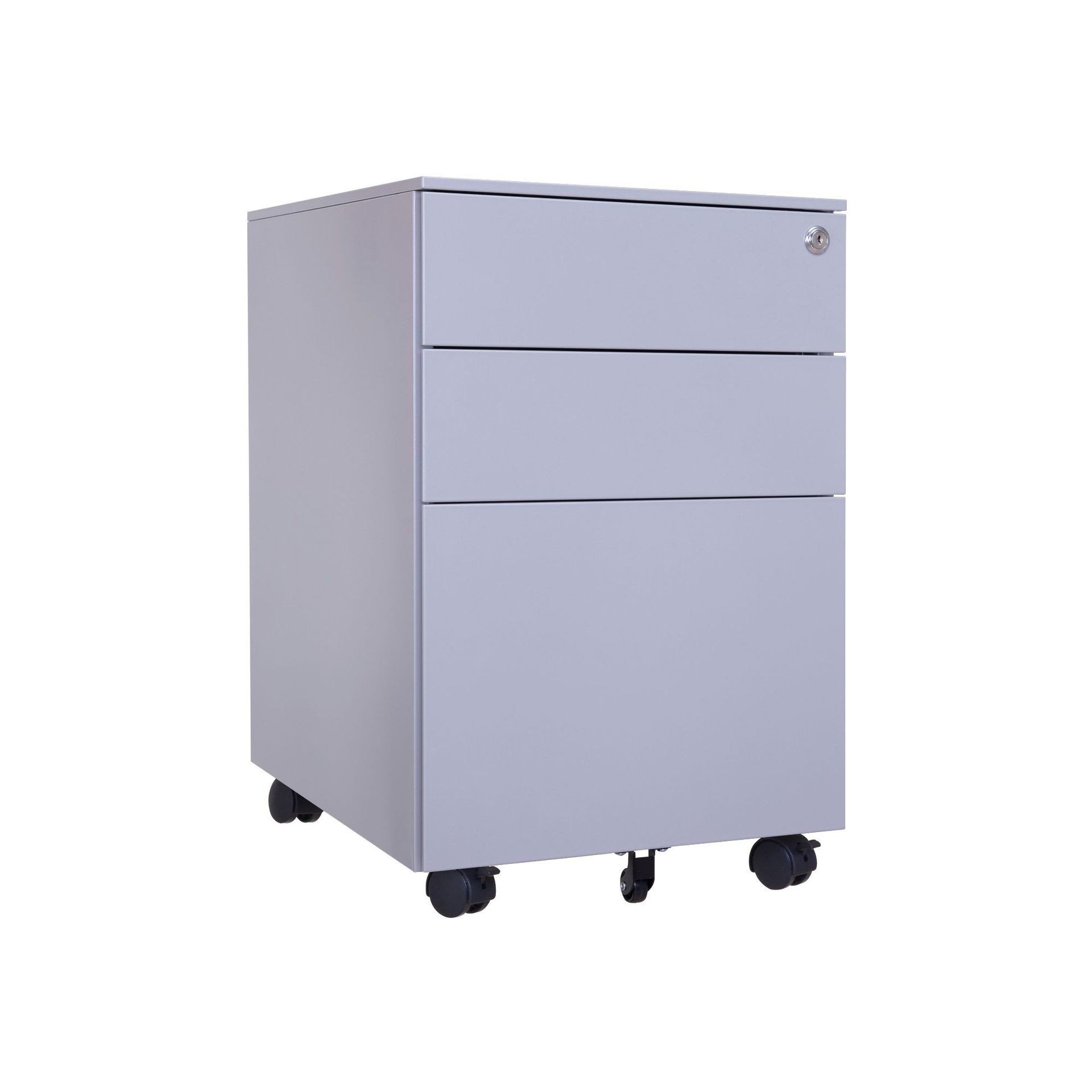 3 Drawer Steel Mobile Pedestal 