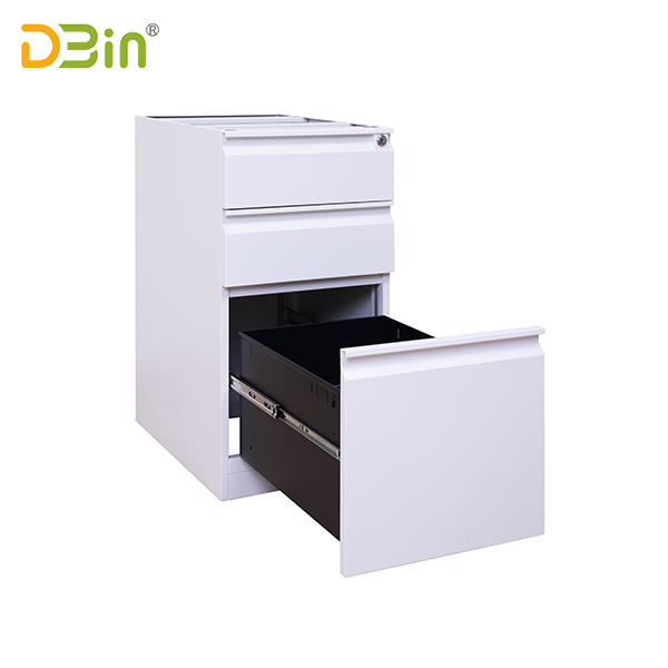 SB-X033-SL 3 drawer underdesk Full Finger Handle type pedestal