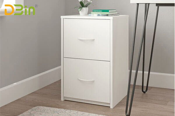 Wholesale White steel vertical 2 drawer locking file cabinet