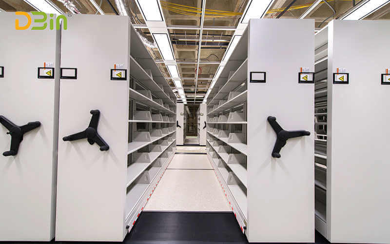 Warehouse Storage compact mobile shelving unit factory-DBin Office ...