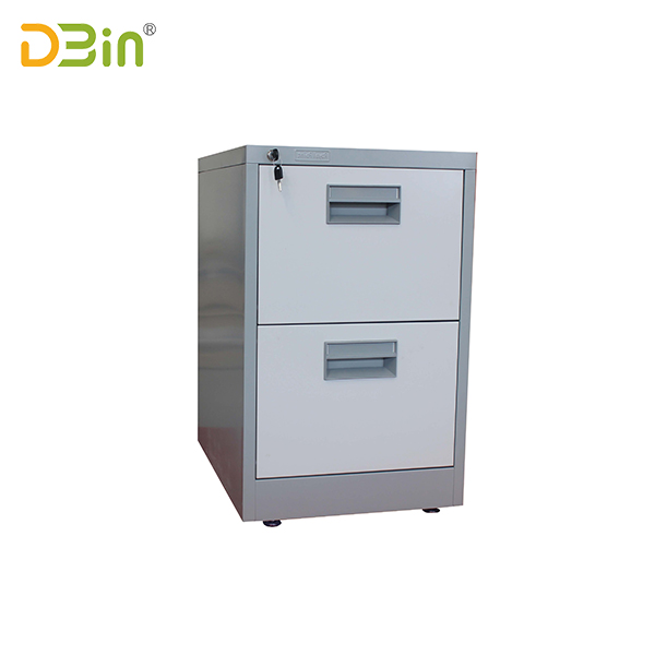 2 drawer vertical filing cabinet-Full finger handle type