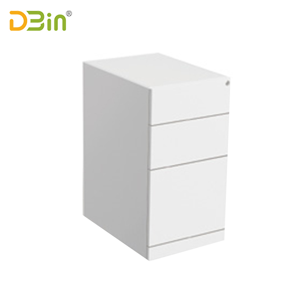3 drawer underdesk pedestal side open type with top 