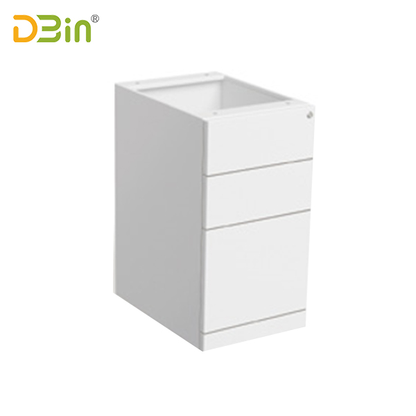 3 drawer underdesk pedestal side open type without top