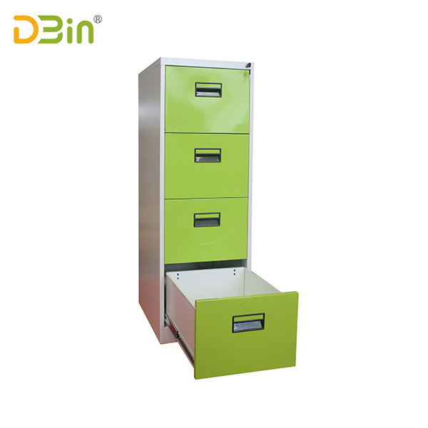 4 drawer vertical filing cabinet-handle type