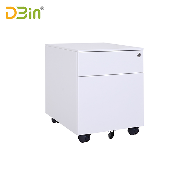 2 drawer Steel Mobile Pedestal 