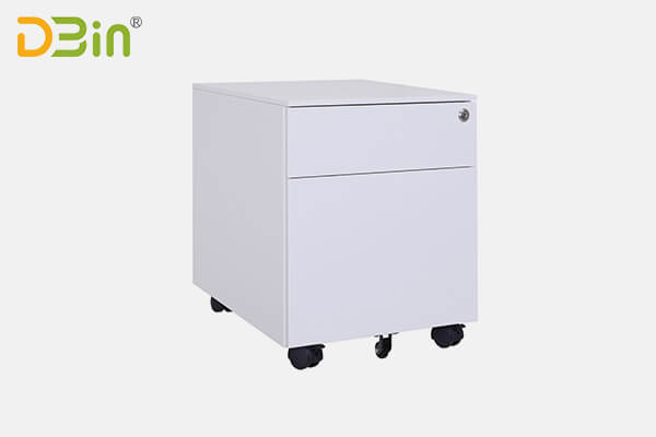 Practical 2 drawer steel mobile file cabinets for sale