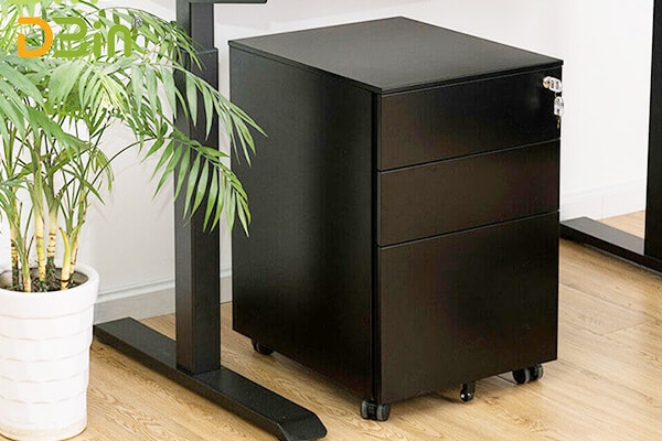 steel mobile pedestal 3d file cabinet for office