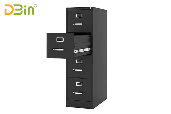 Office Dimensions DBin 4 Drawer Letter Width Vertical File Cabinet