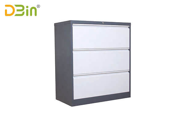 Large Modern 3 drawer lateral file cabinet with lock supplier