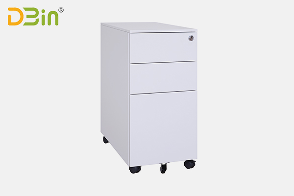 Steel Under Desk 3d mobile pedestal white file cabinets