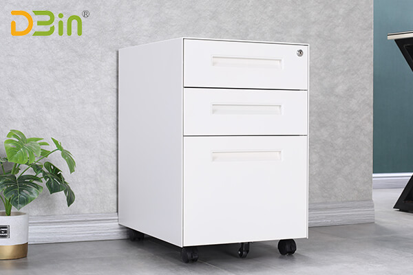 Trend of white 3 drawer mobile file cabinets under epidemic situation