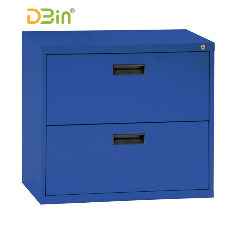 2-Drawer Blue Lateral File Cabinet By Dbin Office furniture