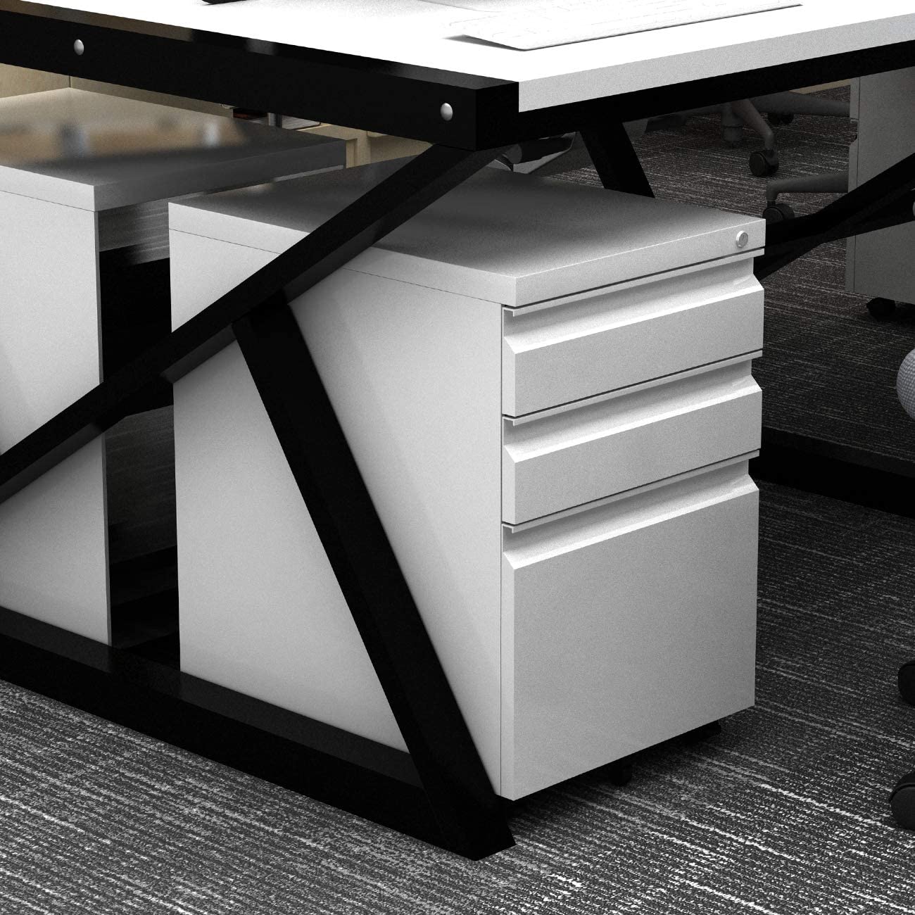 DBin office furniture 3 Drawer file cabinet
