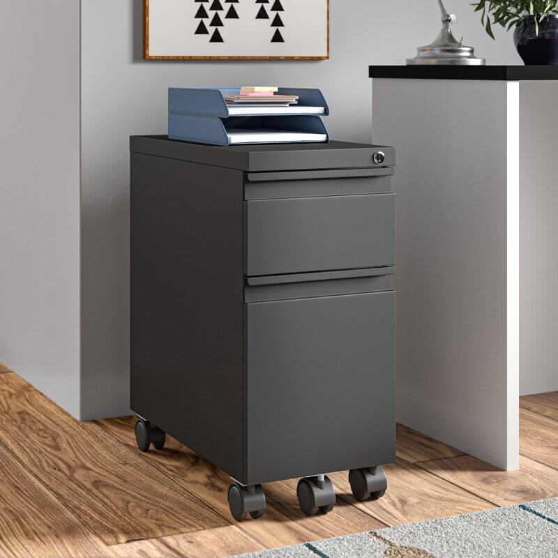 Chinese furniture 2d Mobile Vertical Filing Cabinet