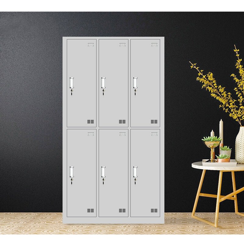 Cheap price industry general use furniture steel 6 door metal locker