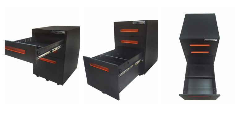 Dbin 3 Drawer Mobile Pedestal For Office Equipment