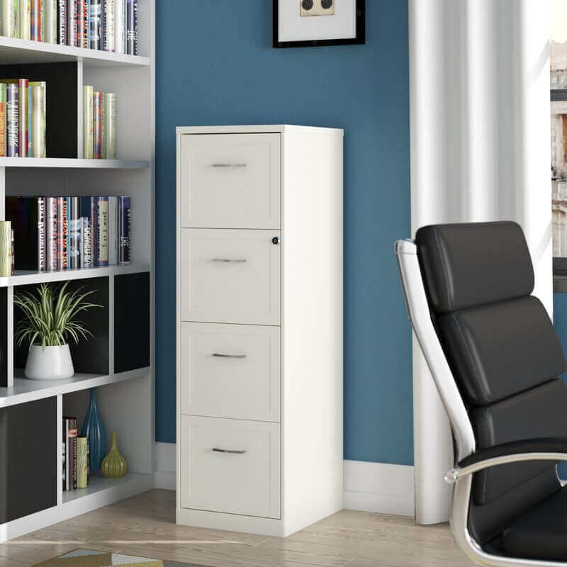 wholesale white 4-Drawer Vertical Filing Cabinet