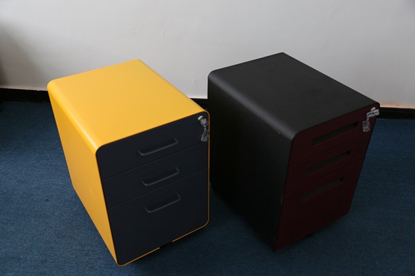 metal 3 drawer mobile pedestal for sale