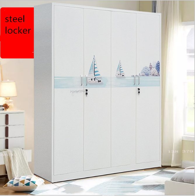 white 4 door steel locker wholesale