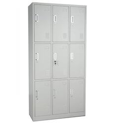 9 door steel locker for sale