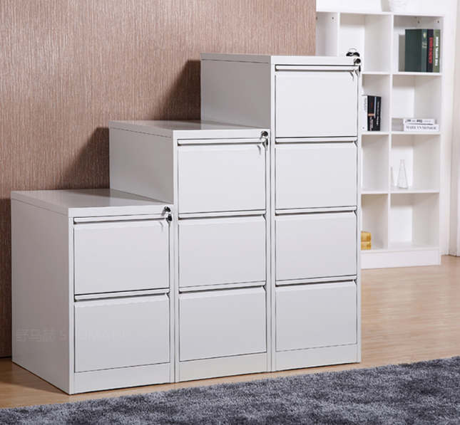 New design white vertical file cabinet supplier