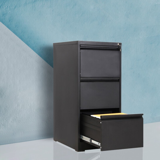 black 3 drawer filing cabinet factory