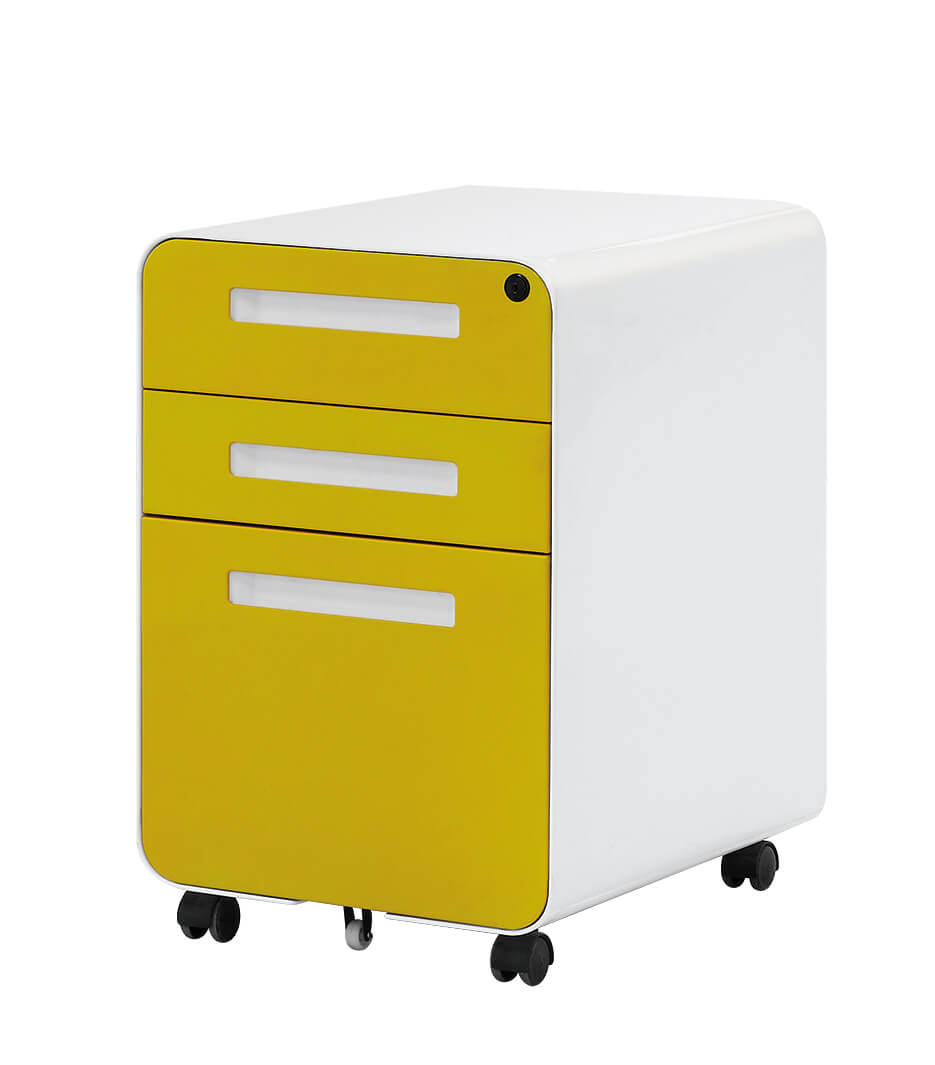 china manufacturer steel 3 drawer mobile pedestal