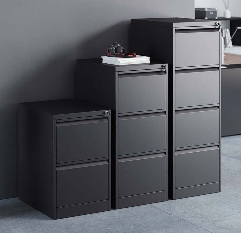 chinese furniture black vertical filing cabinet