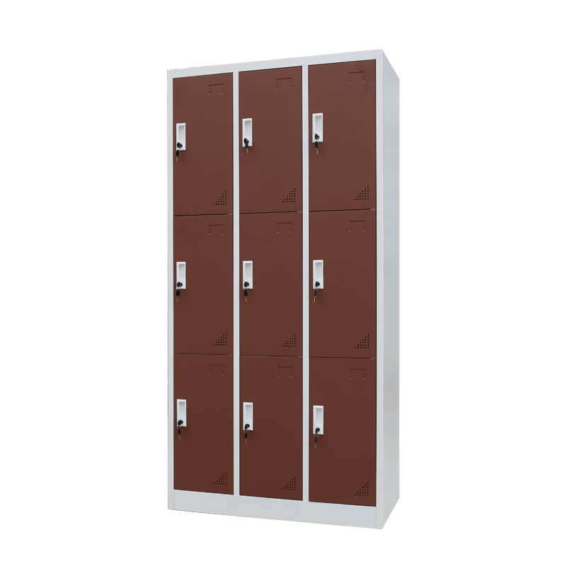 modern design 9 door steel locker factory