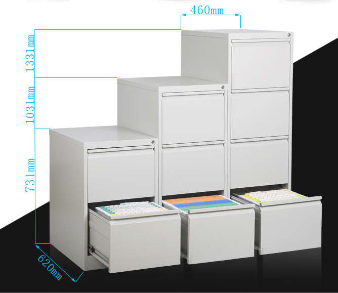 China 4 drawer vertical file cabinet manufacture