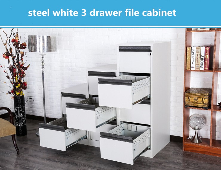 steel office 3 drawer filing cabinet supplier
