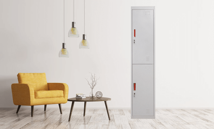 standard 2 door steel locker supplier