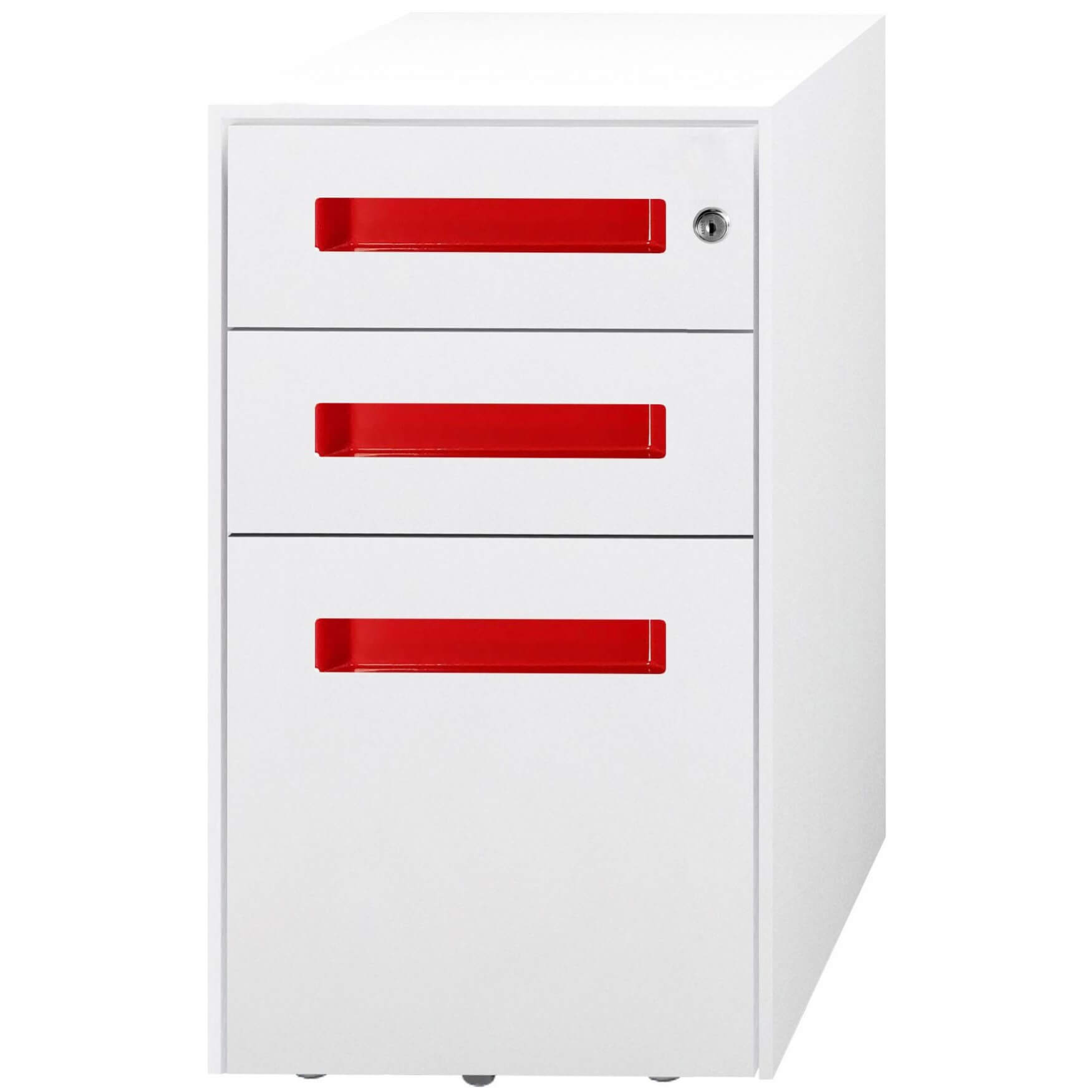 white 3 drawer mobile pedestal supplier