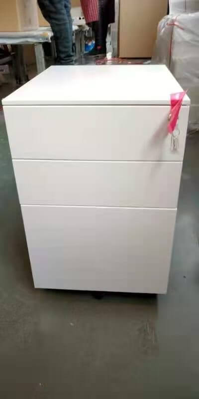 factory price steel 3d white mobile pedestal china