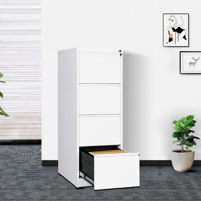 ergonomic with Lock vertical metal filing cabinet
