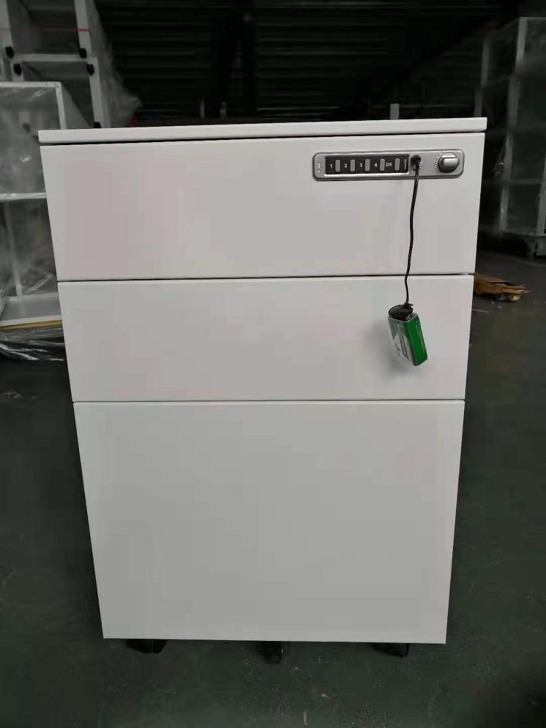 2021 fashion design steel white mobile pedestal wholesale