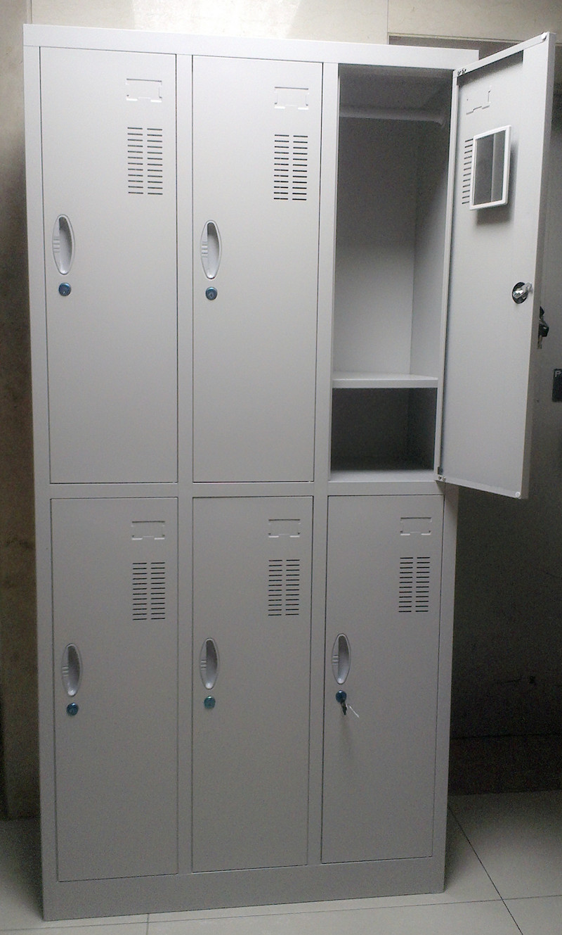 china furniture steel 6 door locker for sale