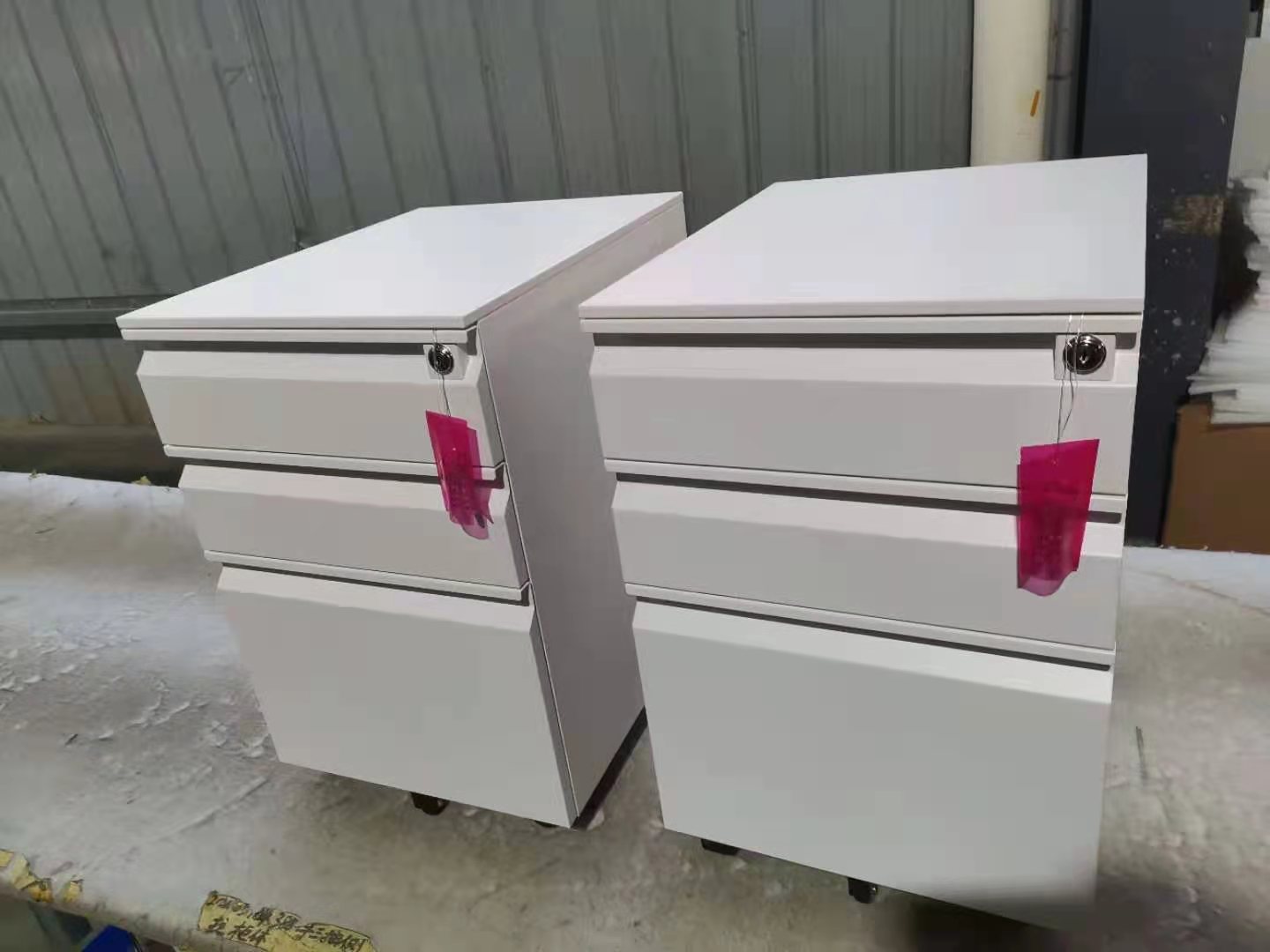 office furniture steel white 3d mobile pedestal supplier