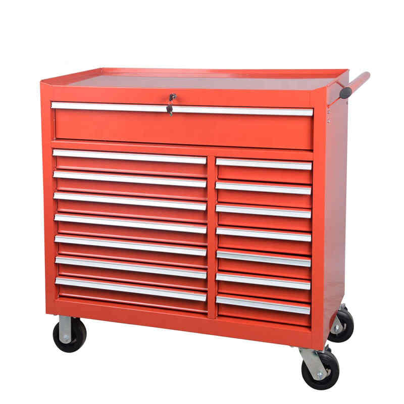 Cheap red metal tool cabinet in china