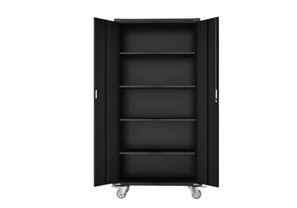 metal 2 door tool cabinet with 5 wheels supplier2