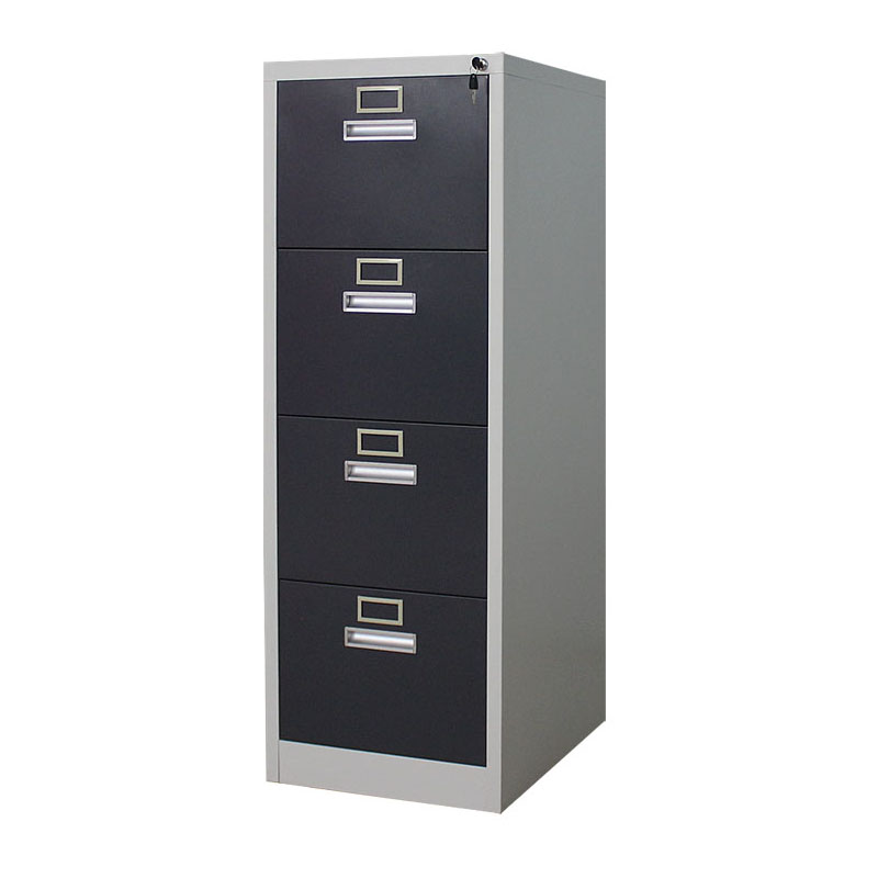 black lockable metal 4 drawers filing cabinet supplier