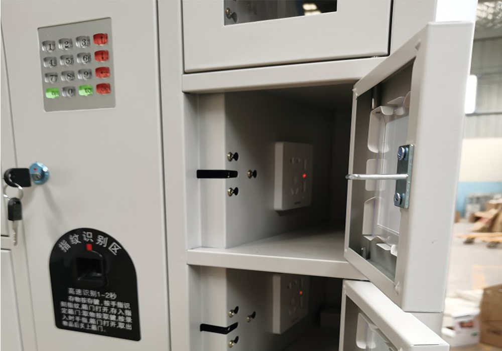 double fingerprint smart storage locker supplier2