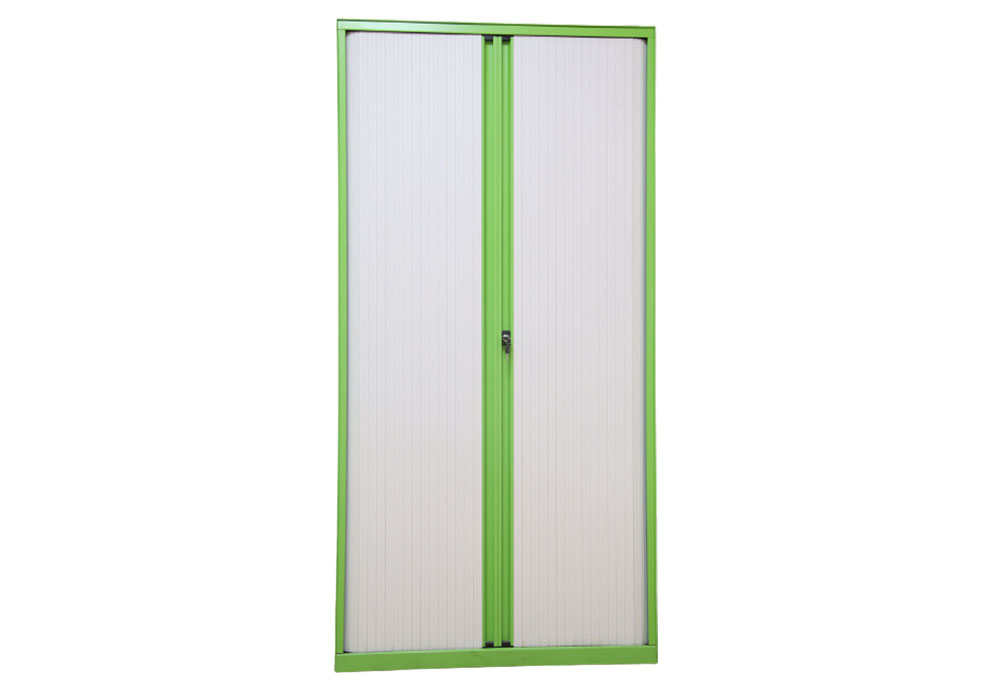 factory price roller shutter steel cabinet with 4 shelves2