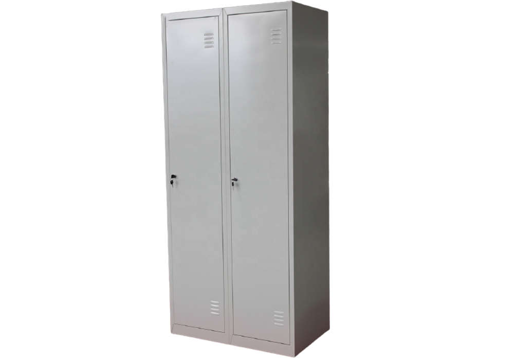 factory price steel 2 door locker supplier2