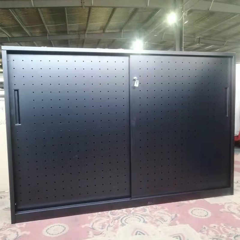 factory price black tambour door cabinet supplier