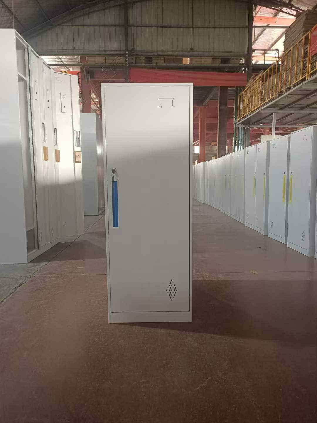 steel white single door locker for storage