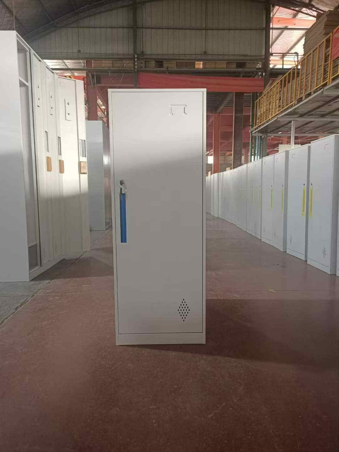 steel white single door locker for storage