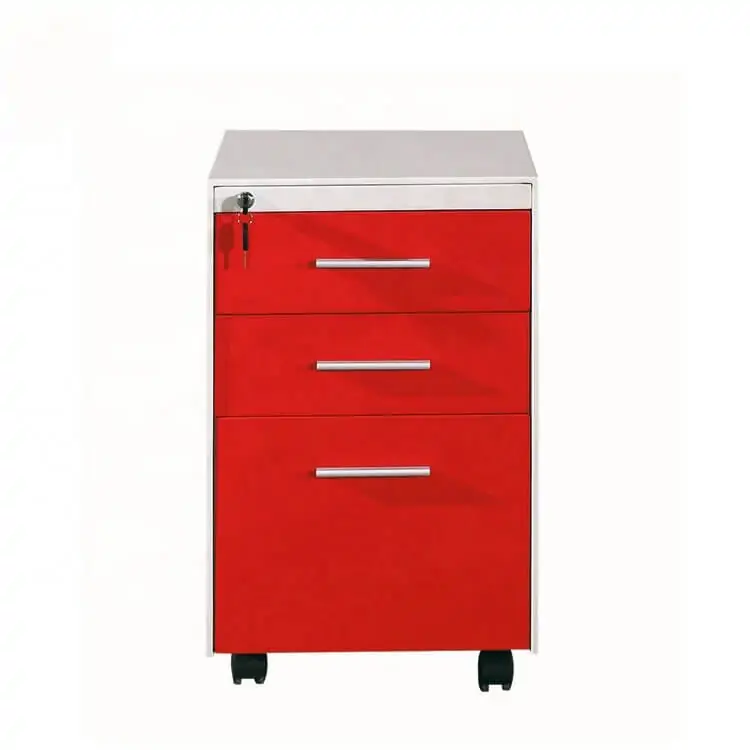 red 2d1f steel mobile pedestal wholesale