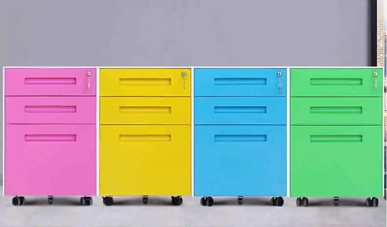 Color steel fireproof box box file pedestal